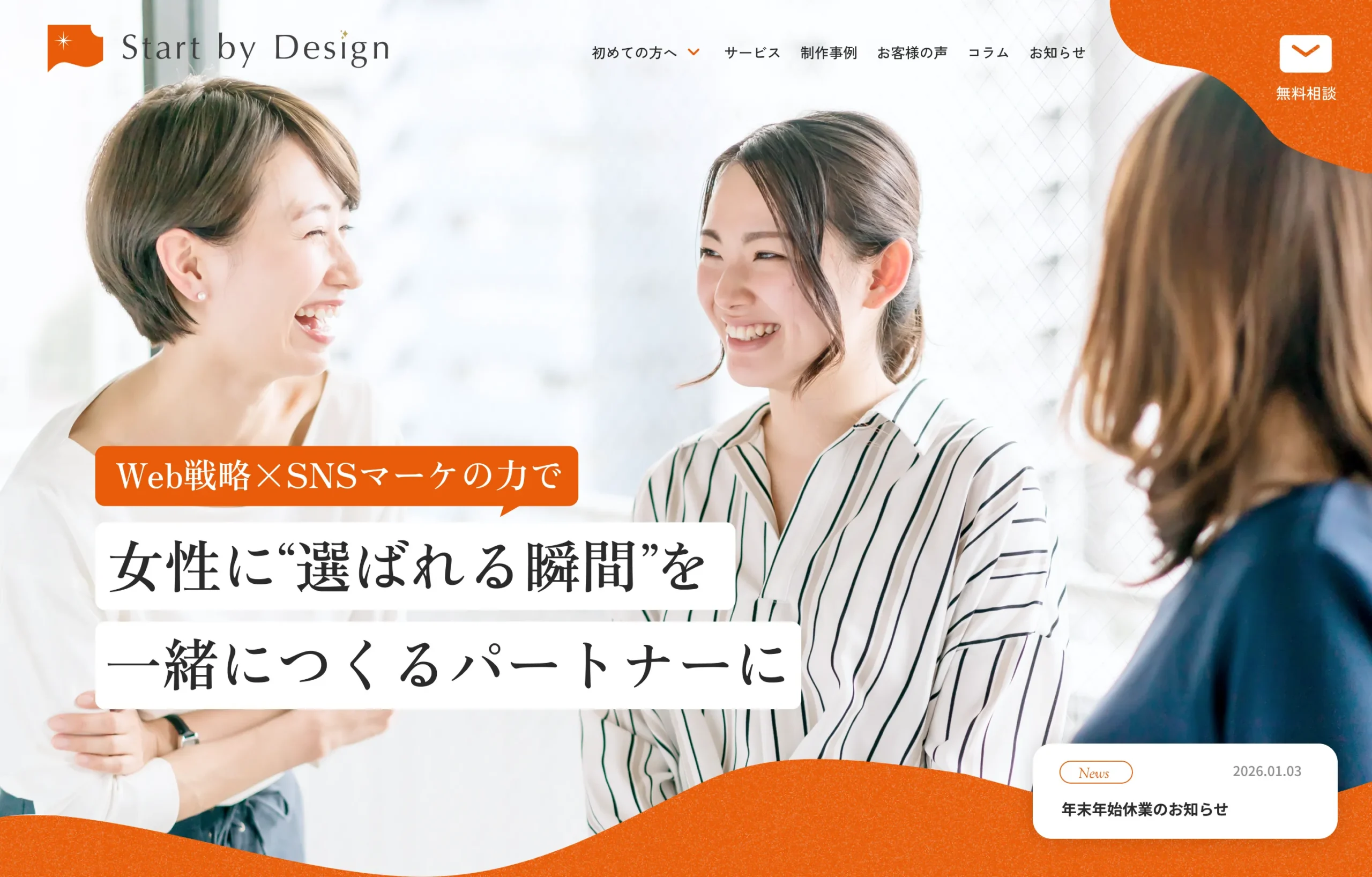 Start by DesignのPC表示